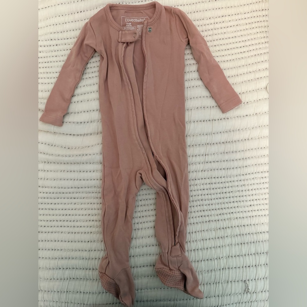 L'ovedbaby Pink Zip Footies